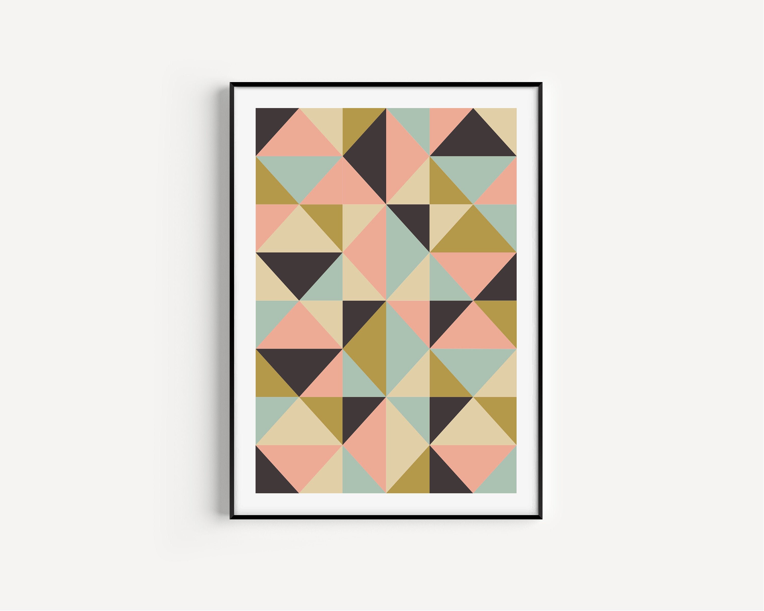 Printable Geometric Wall Stencils