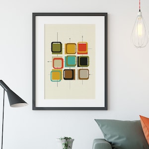 Mid Century Print, Printable Wall Art, Mid Century Modern, Retro, Printable Art, Instant Download, Printable, Mid Century, Wall Art Print image 4