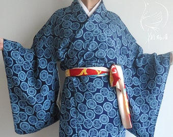 japan clothing authentic pink embroidery floral tsukesage formal visiting maxi kimono gown boho Vintage japanese long silk kimono robe
