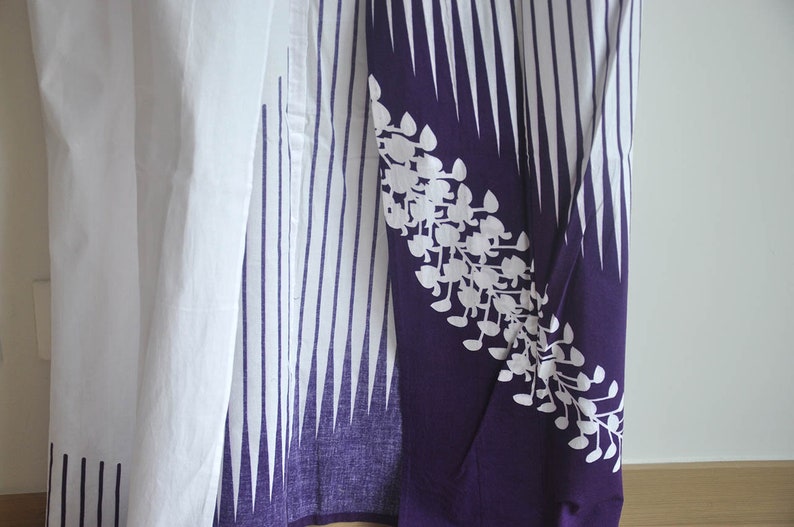 bohemian japan clothing vintage women/'s authentic purple summer light maxi kimono gown dress Japanese cotton yukata long kimono robe