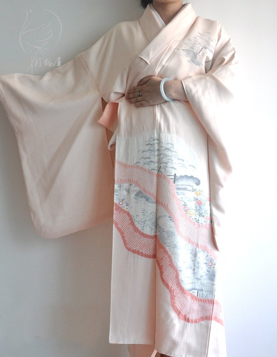 silk maxi kimono