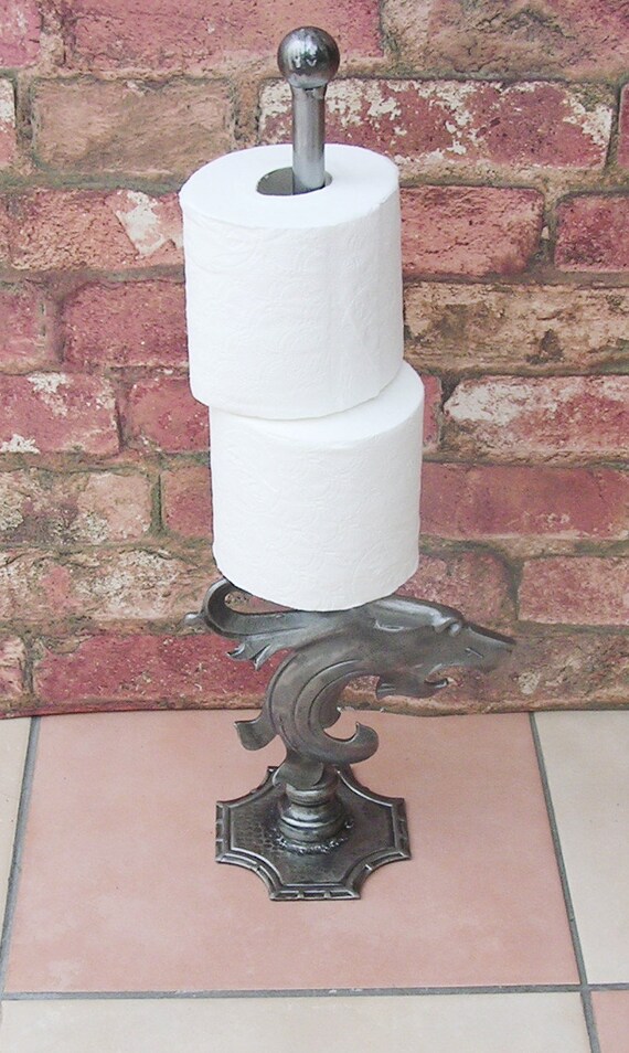 Wrought Iron Toilet Roll Holder Etsy UK