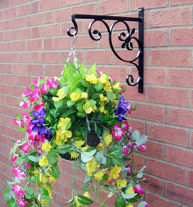 Hanging Basket Bracket Heavy Duty Etsy