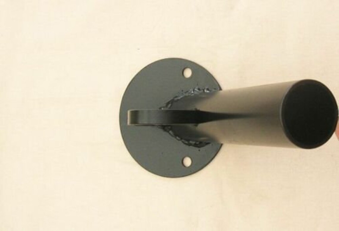 Heavy Duty Xmas Tree / Flag Pole Wall Bracket Holder. Very Etsy