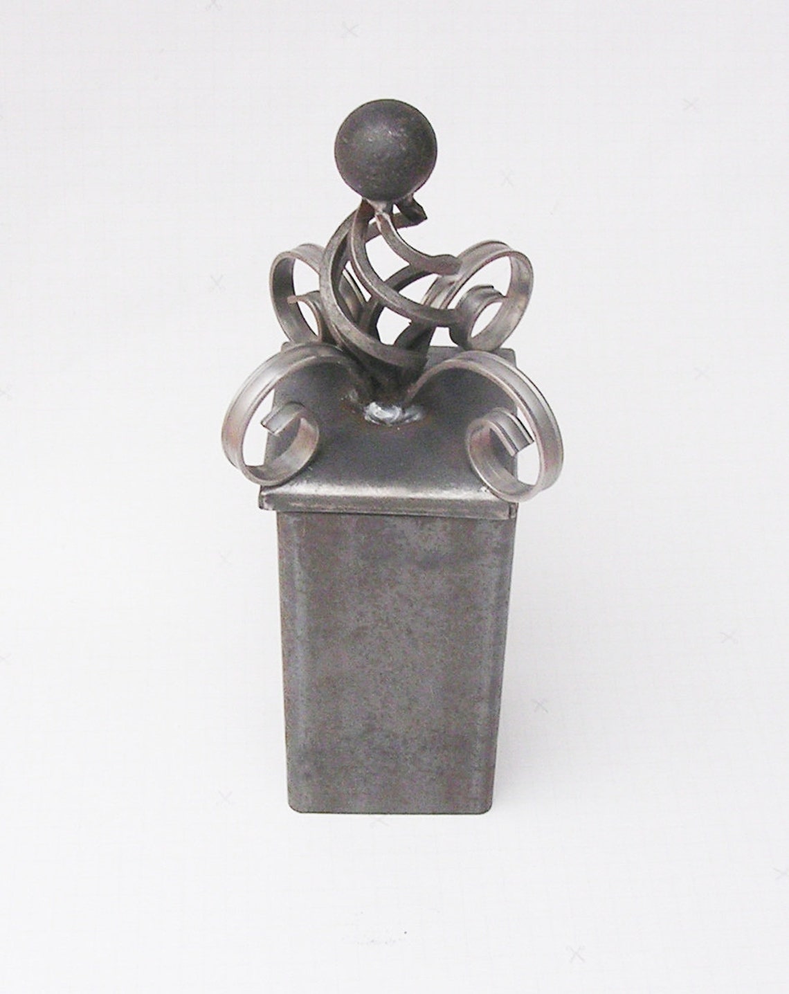 Wrought Iron Post Top/cap/topper 100mm | Etsy