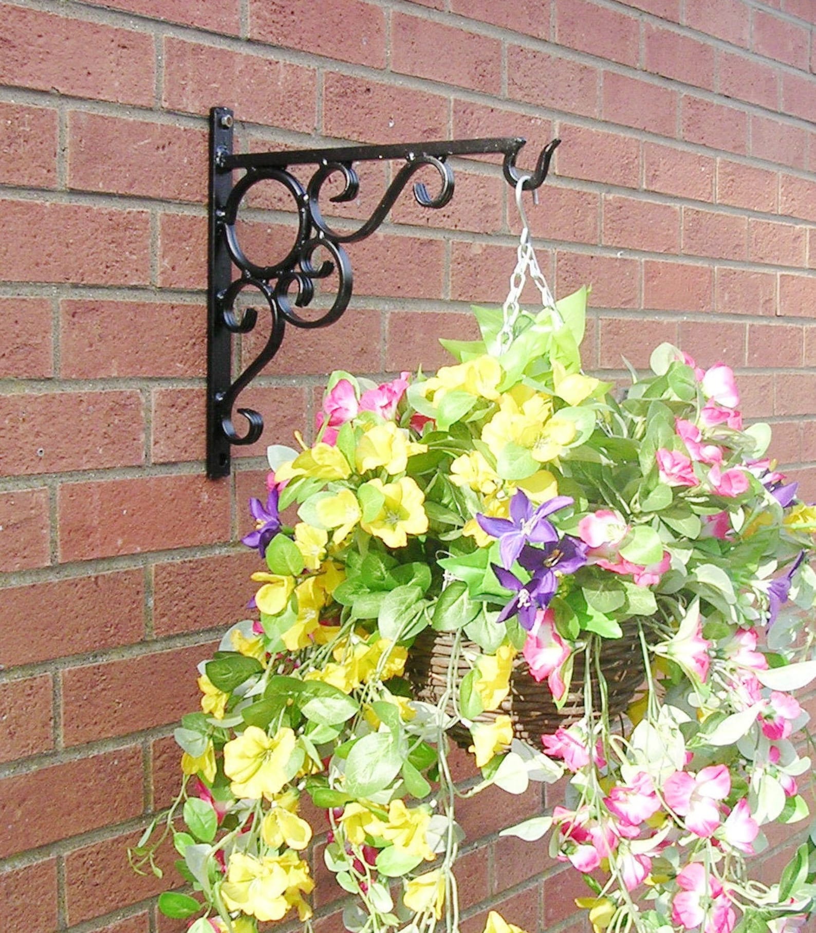 Hanging Basket Bracket Heavy Duty Etsy Hanging Basket Bracket Heavy Duty Etsy