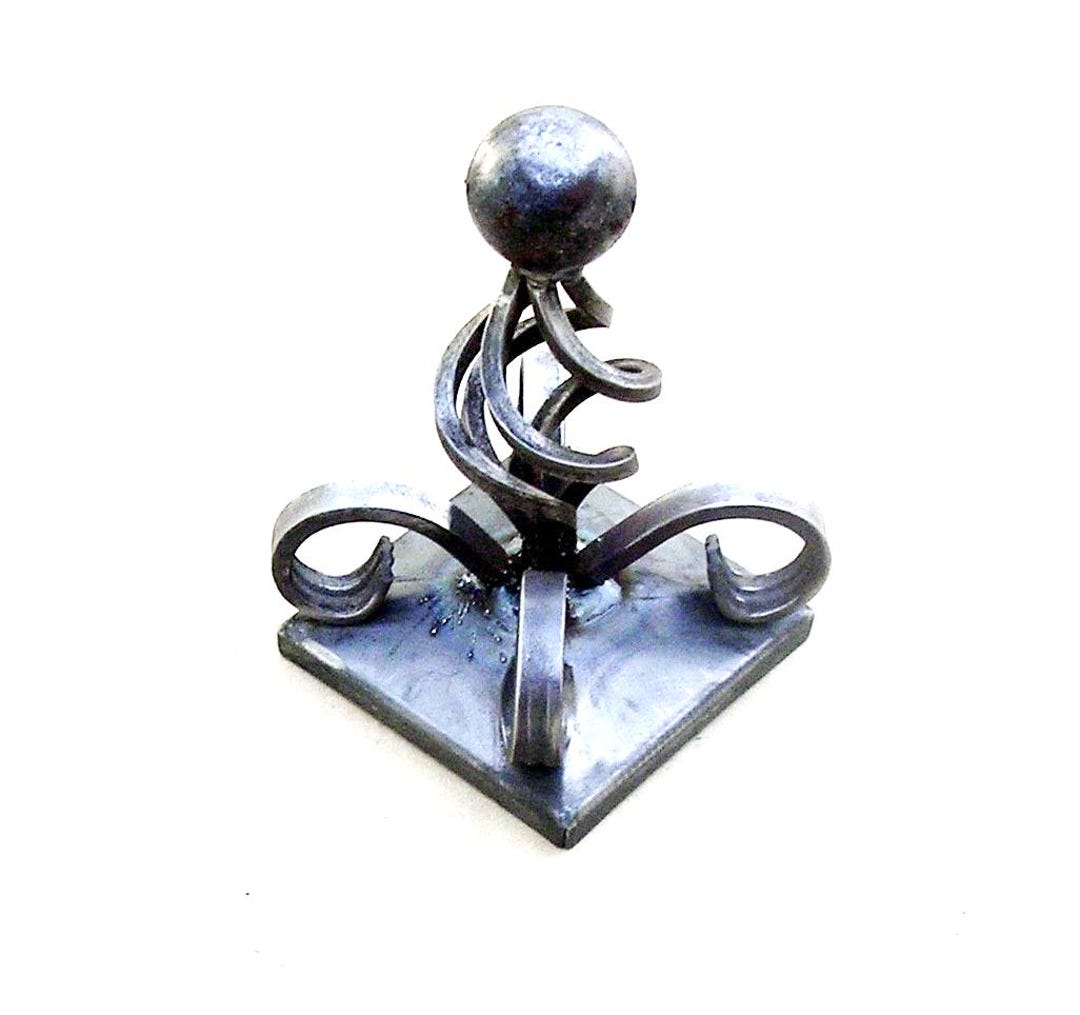 Wrought Iron Post Top/cap/topper 100mm - Etsy UK