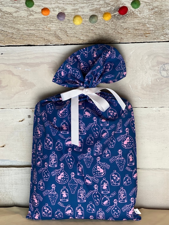 Reusable Fabric Gift Bag -- Love Potion