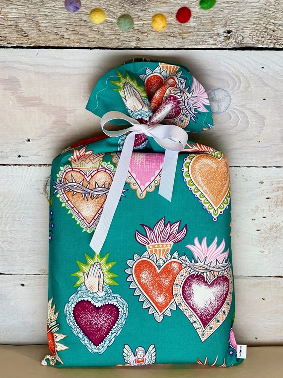 Reusable Fabric Gift Bag -- Milagros