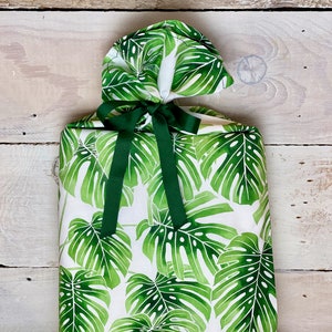 Wiederverwendbare Stofftasche - Monstera Jungle
