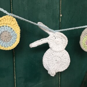 PDF crochet Easter spring bunting pattern US/UK image 5