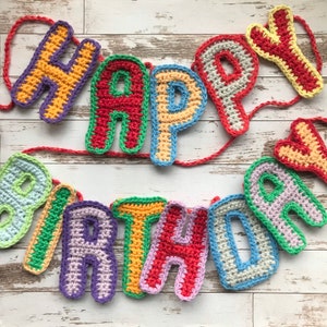 PDF Crochet Pattern Happy Birthday Bunting UK/US - Etsy