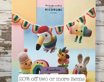 Ricorumi rainbow characters crochet pattern book