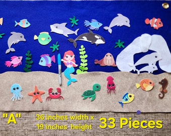 Under the Sea Felt Board Story: Slippery Fish, Baby Beluga