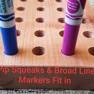 Marker Holder for Broad Line Crayola 24//marker Stand//pip Squeaks Markers//preschool  Organizer//easter Toddler Gift//kids Birthday Gift 