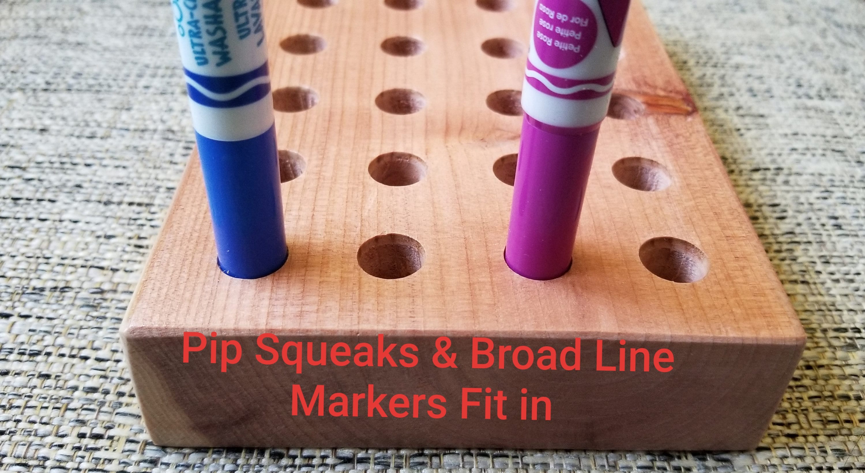 Crayola Marker holder 24//markers stand//broad line//PiP Etsy