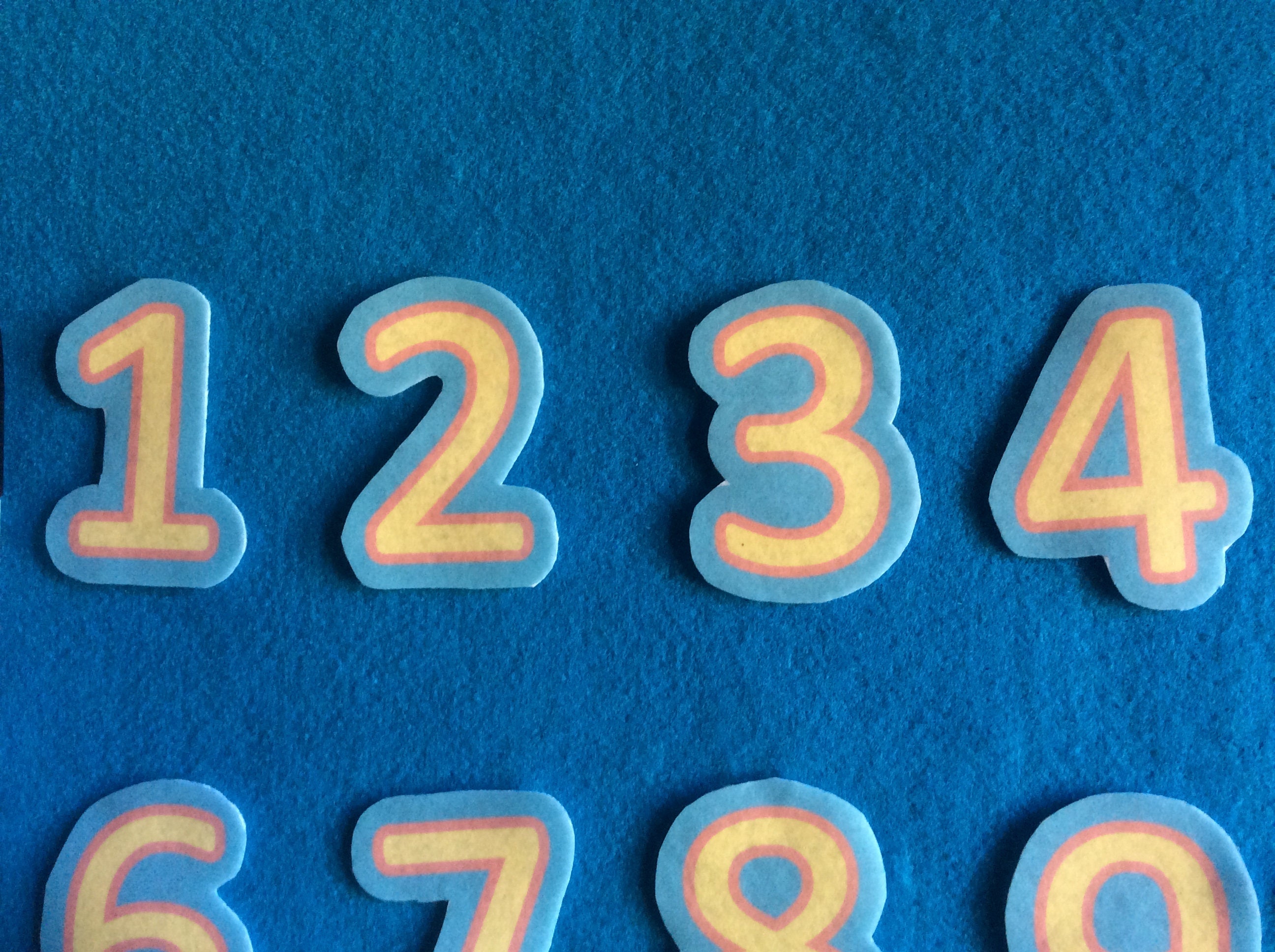 Felt Numbers 110//ten Little Numbers Felt Stories//flannel Etsy Canada