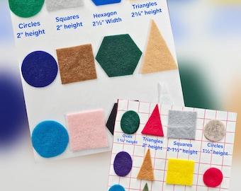 Shapes to Sort by kind / Size/ Color, shapes bundle