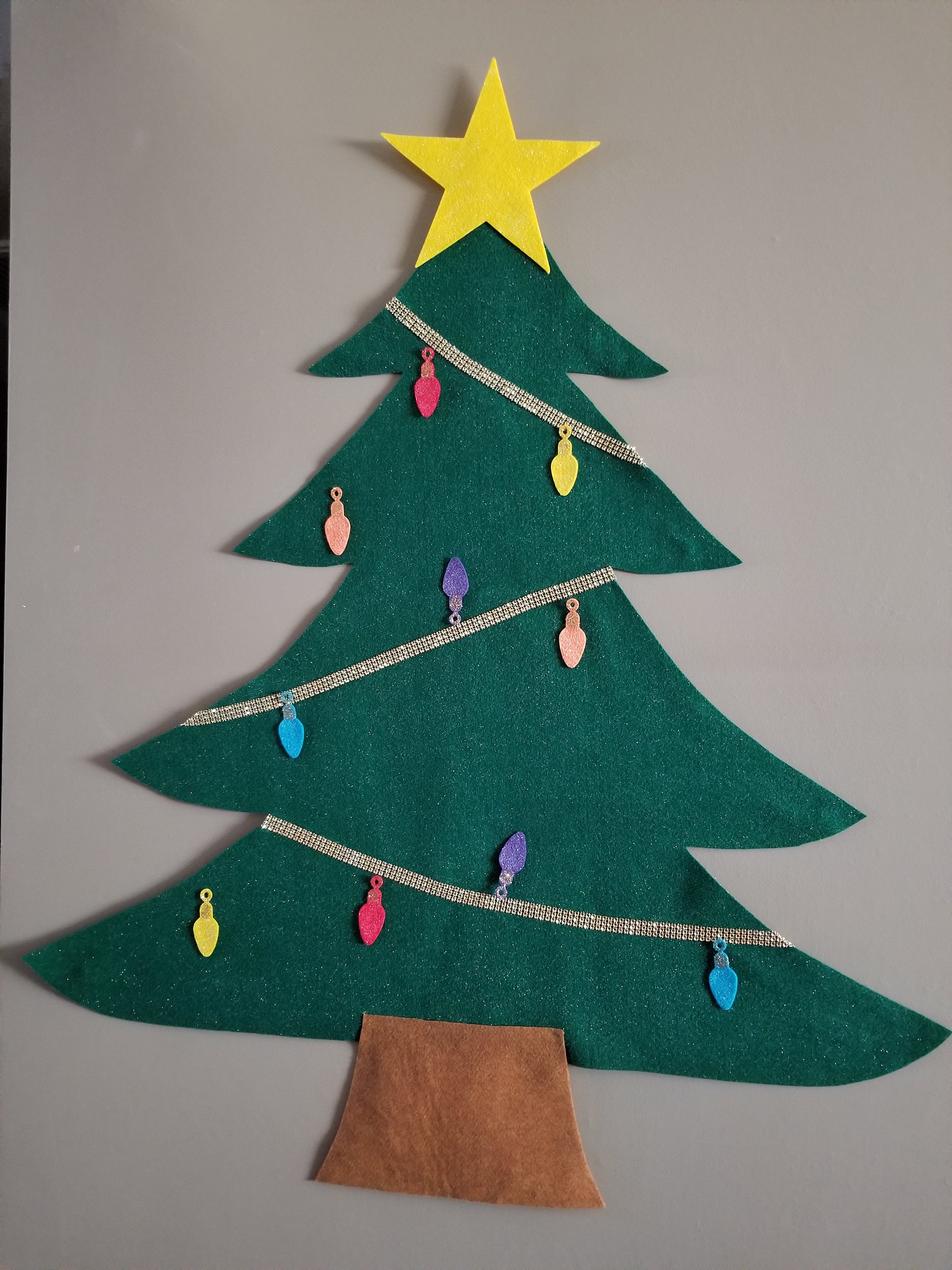Felt Christmas Tree for Kids Made in the USA // Kids Felt Xmas Etsy