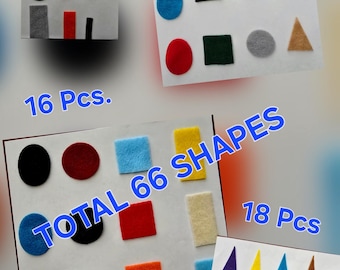 Shapes to Sort by kind / Size/ Color, shapes bundle