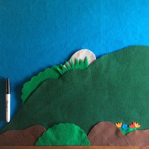 felt stories scenery//Felt board stories//farm theme scenery//farm stories//felt stories//flannel stories scenery//preschool felt stories