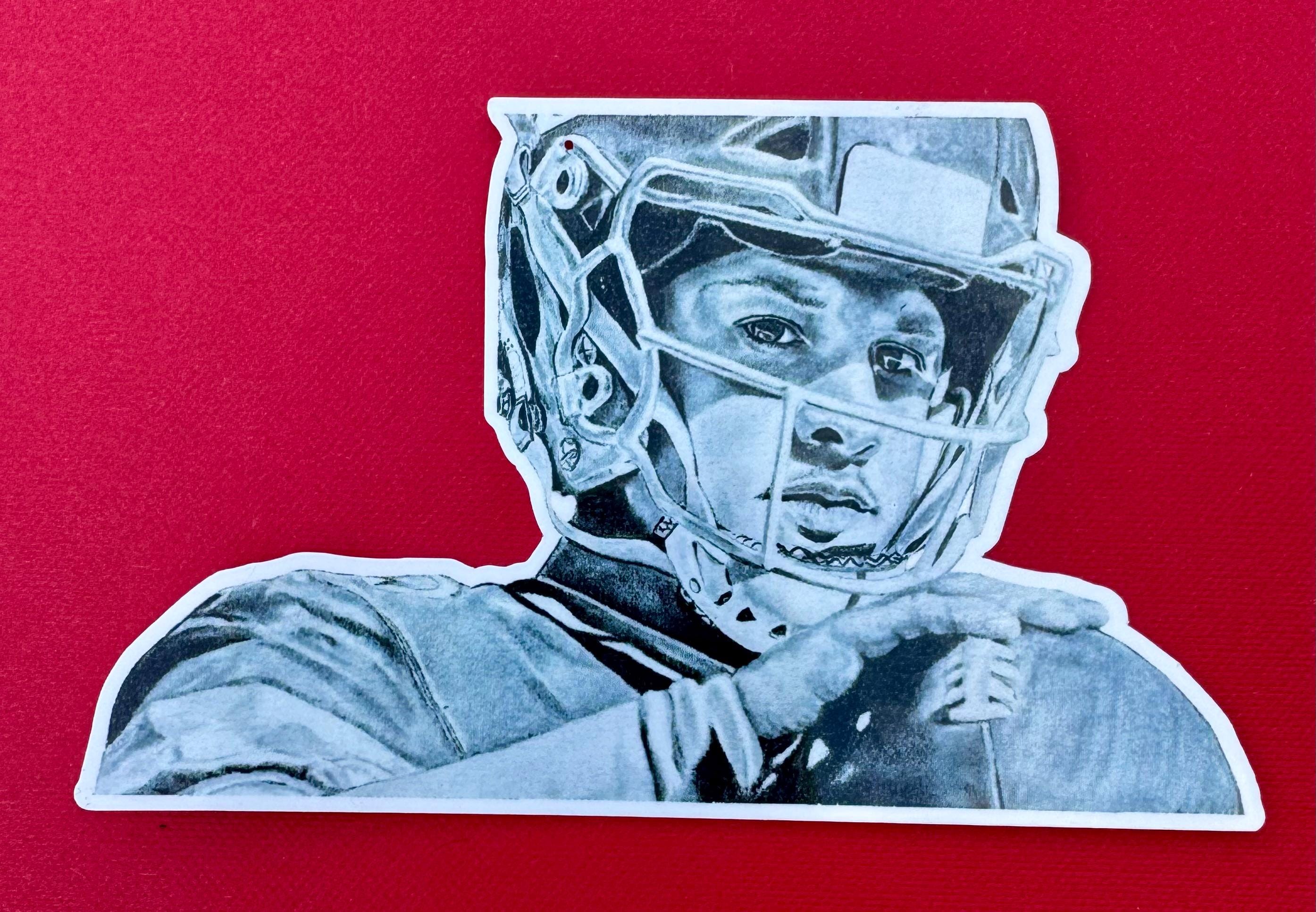 Patrick Mahomes Sticker! Original Artwork. Two Versions! KC Chiefs NFL ...