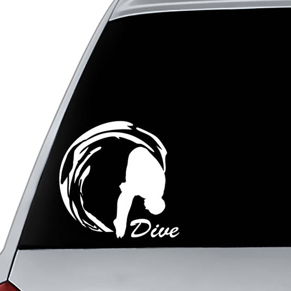 Eat Sleep Diving Swimming Vinyl Decal Sticker Car Truck Window