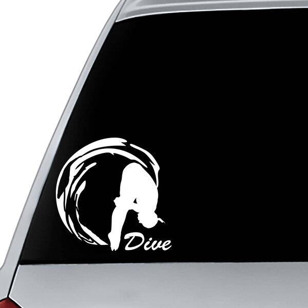 Swimmer Decal Etsy