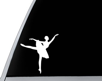 Laptop Ballet Decal | Ballerina Decal | Car Decal Dancer | Decal for Mug | Decal for Mirror | Vinyl Decal | Phone Decal | Gift for Dancer