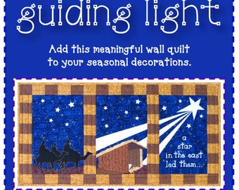 Christmas Quilt Pattern, Wise Men Appliqué Wall Hanging (PDF Pattern)