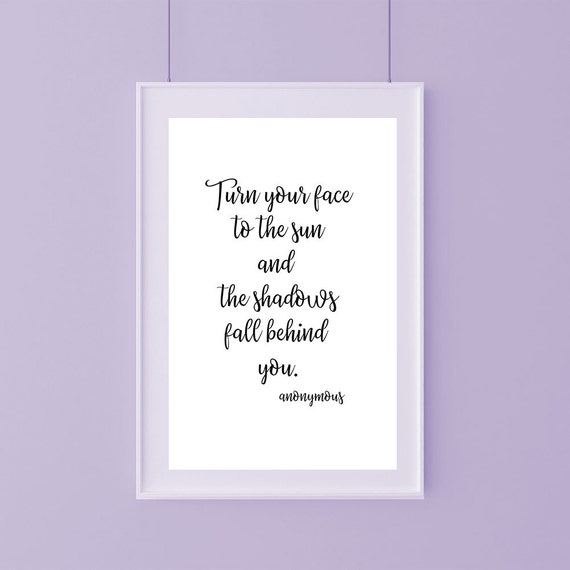 Motivational Print Inspirational Printable Cancer Etsy