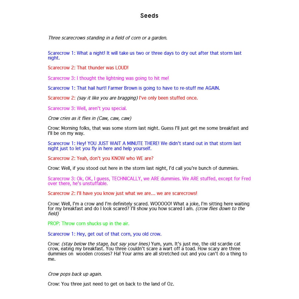 Christian Puppet Scripts