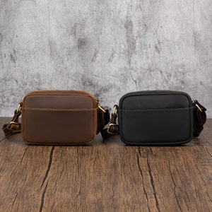 Petit sac à bandoulière personnalisé en cuir véritable pour femme, pochette tendance pour téléphone portable, sac à bandoulière de voyage léger, cadeau d'anniversaire pour elle