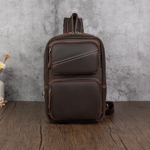 Sac à bandoulière personnalisé unisexe pour femme, sac à dos de voyage en bandoulière pour homme, sac à bandoulière décontracté, cadeau d'anniversaire pour mari