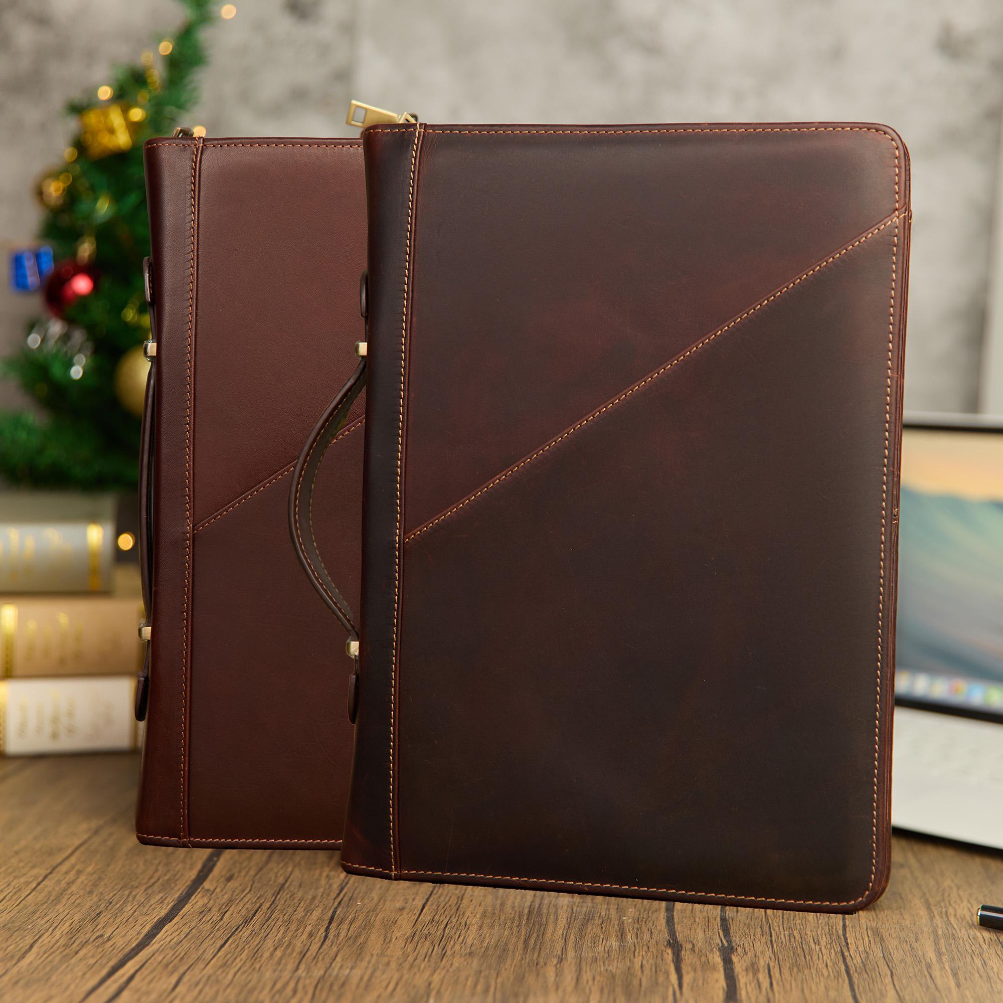 Personalized Leather Laptop Case, 100% First Layer Cowhide, up to 16 ...