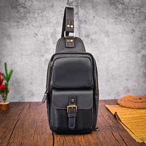 Bolsa tiracolo de couro personalizada masculina bolsa retrô mensageiro bolsa de viagem bolsa transversal bolsa de peito feminina presente para casamento aniversário