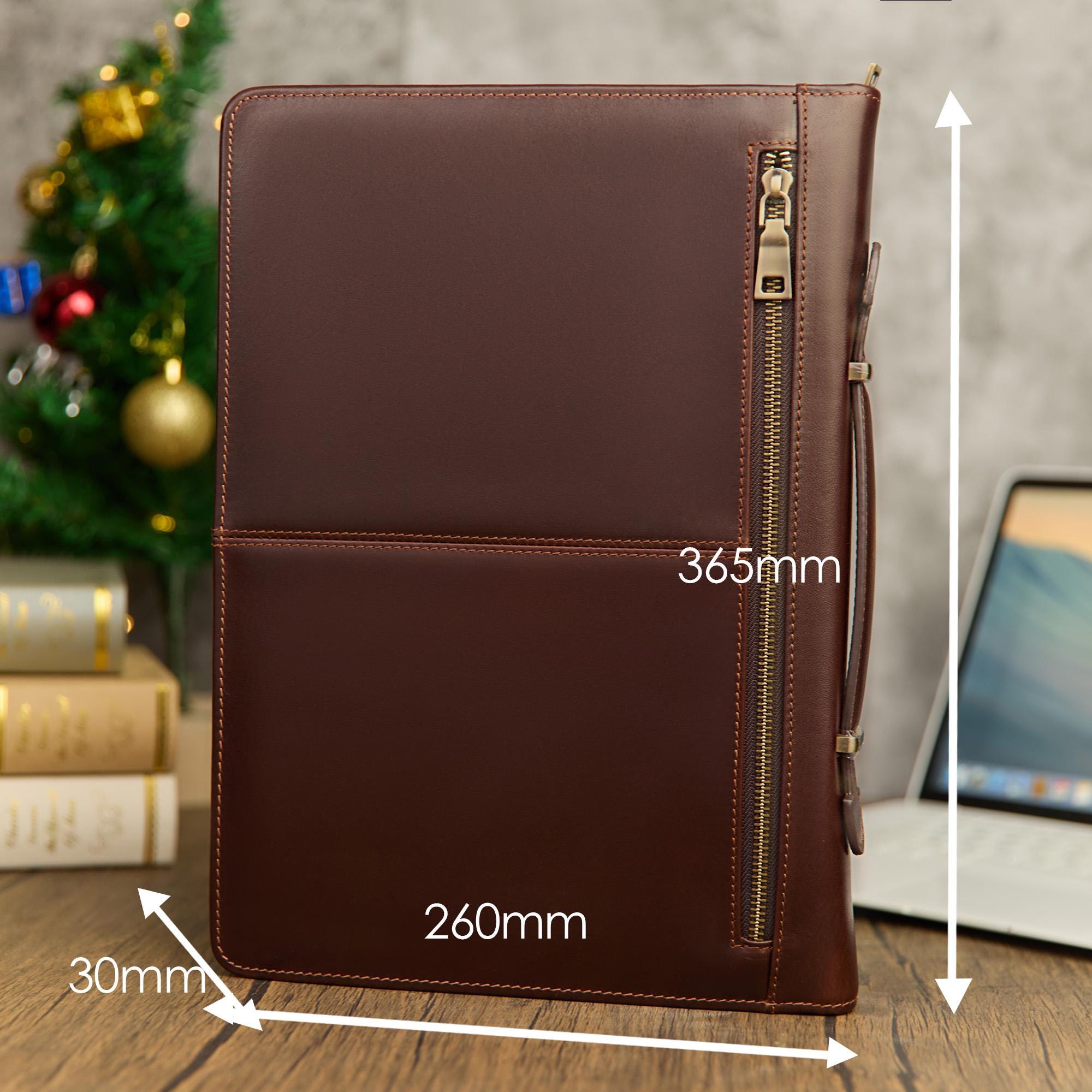 Personalized Leather Laptop Case, 100% First Layer Cowhide, up to 16 ...