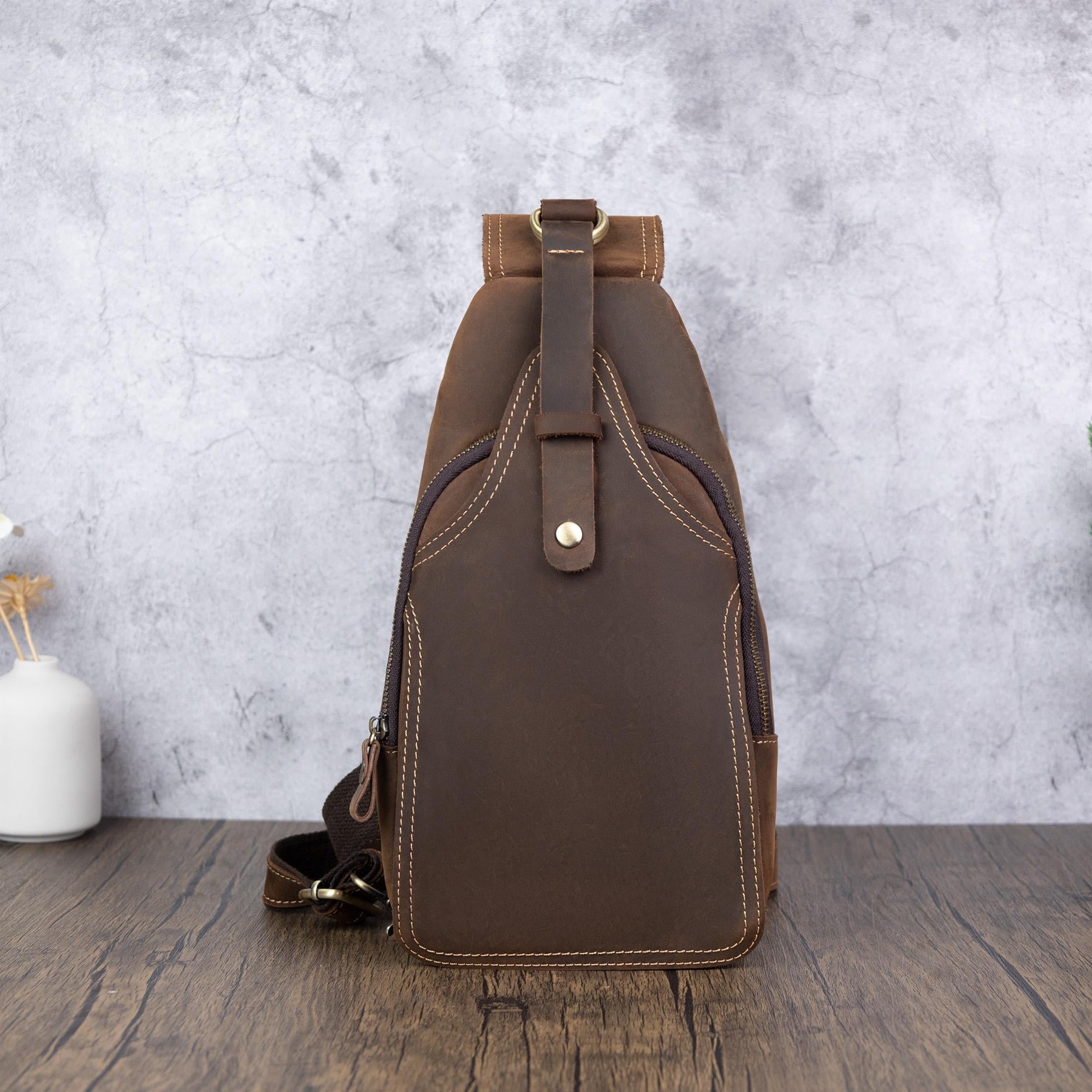 Sac Poitrine Nylon Sac Bandoulière REETEE Grande Capacité