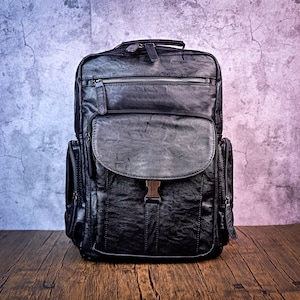 Sac à dos en cuir véritable grande capacité pour femmes, sac à dos rétro pour ordinateur, homme, sac à dos de voyage décontracté, sac à dos noir, cadeaux pour amis