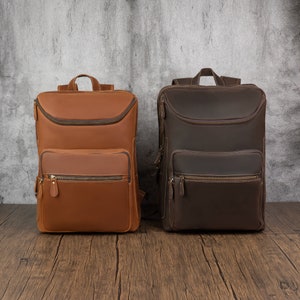 Sac à dos personnalisé sac à dos de voyage unisexe sac à dos pour ordinateur portable de travail sac à dos cool collège fait main grand sac à dos en cuir meilleur ami cadeau