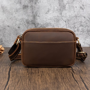 Petit sac à bandoulière de voyage rétro personnalisé pour femmes et hommes, camping en plein air, pochette pour téléphone portable, sac à dos à bandoulière, cadeau pour maman
