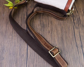 Customized Leather Bag Strap: Adjustable Crossbody Replacement
