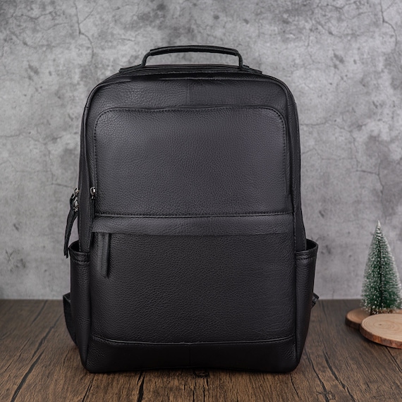 Men Extra Large Laptop Backpack Business College Bookbags Soft - Main Image