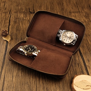 Custodia per orologio compatibile con orologi, supporto per orologio espandibile per riporre l'orologio adatto alla maggior parte delle dimensioni di orologi, organizer per orologi