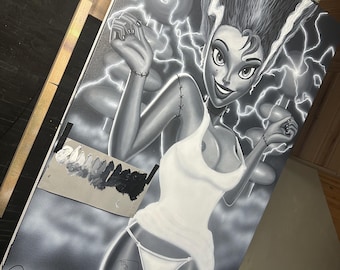 La novia de Frankenstein Pinup