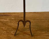 Antique cast iron fire fork from 1800s Sweden