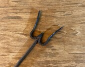 Antique cast iron fire fork from 1800s Sweden