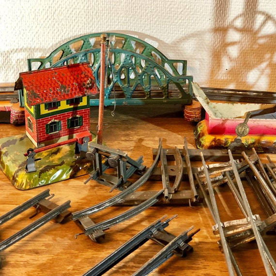 antique train set