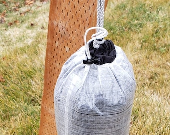 Dyneema double ended stuff sack for hammocks