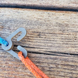 Titanium light weight hook
